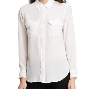 NWOT Equipment Signature Silk Blouse